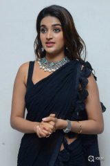 Nidhi Agerwal at Ismart Shankar Pre Release Pressmeet